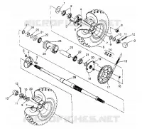 TRASERO conjunto de accionamiento RUEDA