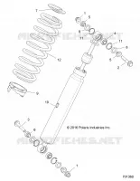 SUSPENSION, SHOCK TRASERO MOUNTING