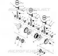 PISTÓN Y CIGÜEÑAL XLT 0950756, XLT SKS 0950556, XLT SKS EURO E950556   (4928842884C012)