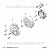 ENGINE, STATOR AND FLYRUEDA