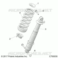 SUSPENSION TRASERA SHOCK MOUNTING