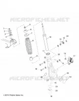 SUSPENSION, PUNTAL DELANTERO