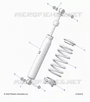 SUSPENSION TRASERA SHOCK