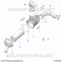 ENGINE, TOMA DE AIRE SYSTEM
