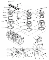 CILINDRO Y COLECTOR ASSEMBLY Storm 0965782, Storm SKS 0965582, Euro Storm (4931593159D001)