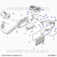 ENGINE, TOMA DE AIRE SYSTEM