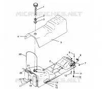 ASIENTO Y TANQUE DE GAS TRAN SPORT 0960143 and  EURO TRAN SPORT E960143 (4932273227A008)