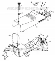 ASIENTO Y TANQUE DE GAS ULTRA 0976778 and EUROPEAN ULTRA E976778 (4938053805A007)