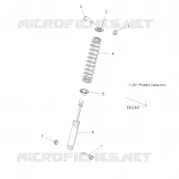 SUSPENSION, CHOQUE FRONTAL MOUNTING