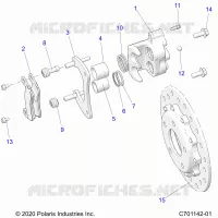 BRAKES, PINZA FRENO TRASEIRA