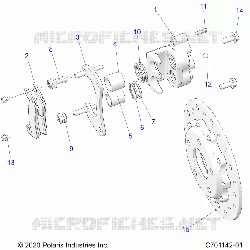BRAKES, PINZA FRENO TRASEIRA