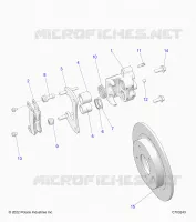 BRAKES, PINZA FRENO TRASEIRA