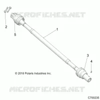 TREN, REAR PROP SHAFT