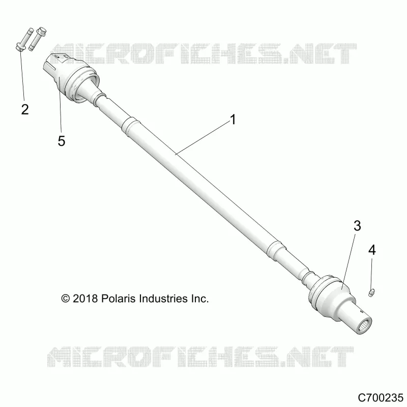 TREN, REAR PROP SHAFT