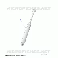 SUSPENSION, SHOCK TRASERO TRACK (7045495)