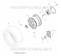 RUEDAS, REAR and HUB
