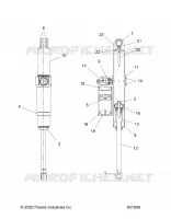SUSPENSION, SHOCK TRASERO TRACK