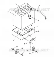 CAJA DE BATERIA ASSEMBLY LITE DELUXE/0933431 (4922972297027A)