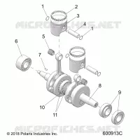 ENGINE, PISTON AND CIGUEÑAL