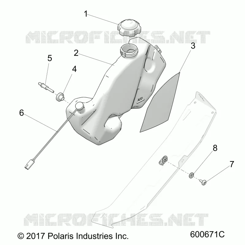 MOTOR, OIL BOTTLE ASM.