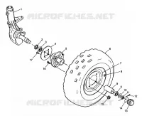 RUEDA DELANTERA Sport 400L W98BA38C (4947234723B003)
