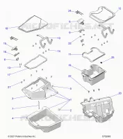 DELANTERA CAJA DE ALMACENAMIENTO