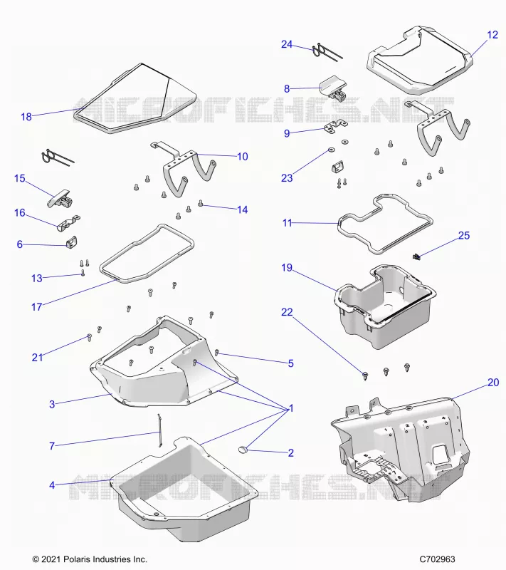 DELANTERA CAJA DE ALMACENAMIENTO