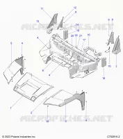 CAPUCHA, LINER, FRONT FENDERS, A PILLARS