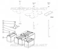 BATERÍA LEAD ACID FLOODED EV31 HOLD DOWN