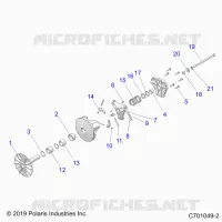 TREN, PRIMARY CLUTCH