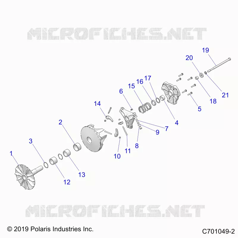 TREN, PRIMARY CLUTCH