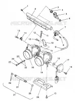CUERPO DE MARIPOSA ASSEMBLY 500 EFI / 0930674 and  500 EFI SKS / 0930574 (4922962296033A)