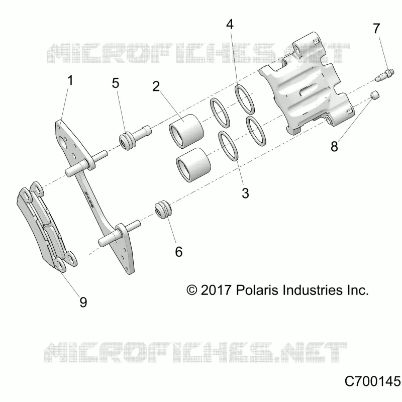 FRENO TRASERO CALIPER