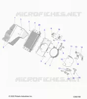 MOTOR, RADIATOR MOUNTING
