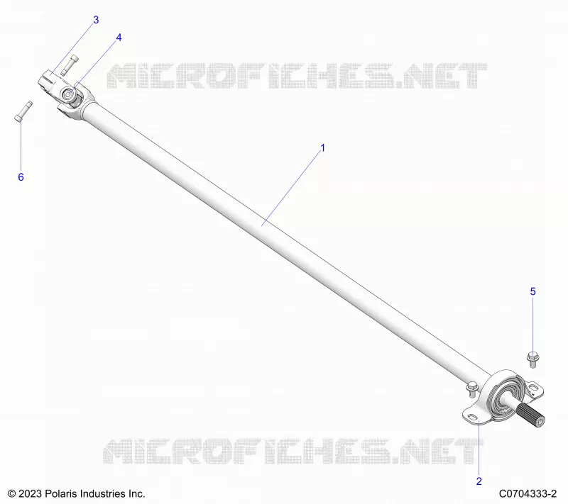 TREN, REAR PROP SHAFT