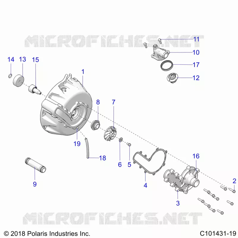 ENGINE, SISTEMA DE REFRIGERACIÃ“N AND WATER PUMP