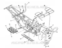 BASTIDOR W/RACKS ASSEMBLY 250 6X6 / W928727 (4922842284003A)