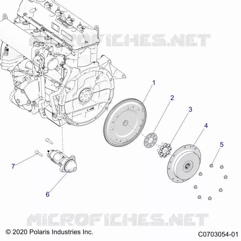 MOTOR DE ARRANQUE, FLYWHEEL AND RELATED