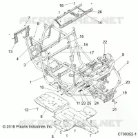 CHASSIS, MAIN FRAME AND ESQUÃD PLATES