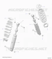 SUSPENSION TRASERA SHOCK AND MOUNTING