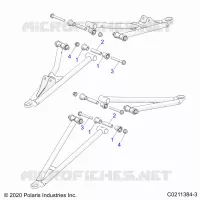 SUSPENSIÃ“N DELANTERA A-ARM MOUNTING