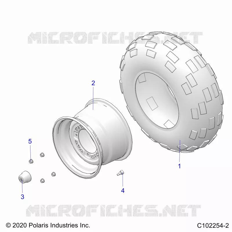 RUEDAS, REAR TIRE