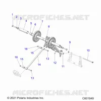 SUSPENSION, TRASERO ARM PAR