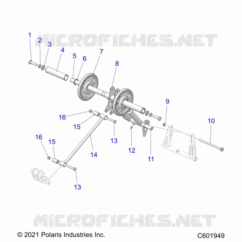 SUSPENSION, TRASERO ARM PAR