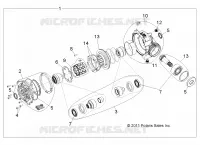 TREN, FRONT CAJA DE ENGRANAJES INTERNALS 1332842