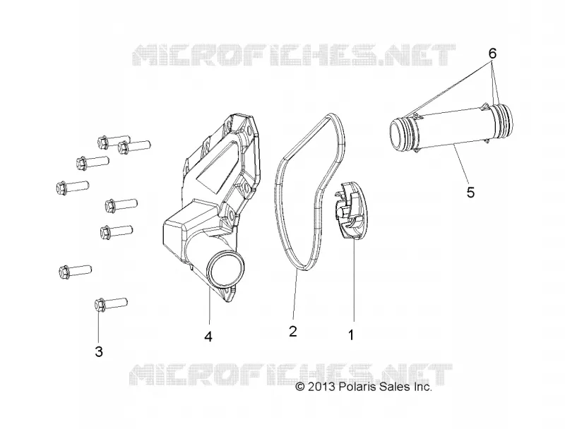 MOTOR, WATERPUMP IMPELLER AND COVER