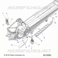 CHASSIS, PROTECCIÃ³N DEL EMBRAGUE, FOOTRESTS, AND RUNNING BOARDS