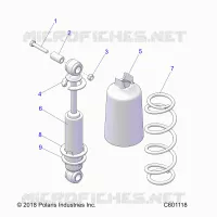 SUSPENSION, CHOQUE FRONTAL TRACK (7043995)