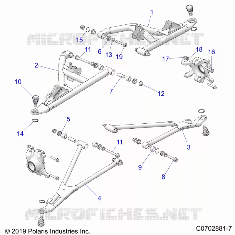 SUSPENSIÃ“N DELANTERA CONTROL ARMS