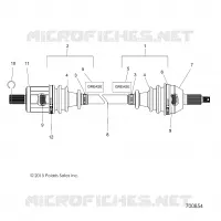 TREN, FRONT HALF SHAFT